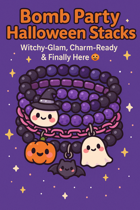 Bomb Party Halloween Stacks 2025: Witchy-Glam, Charm-Ready & Finally Here 🎃🖤
