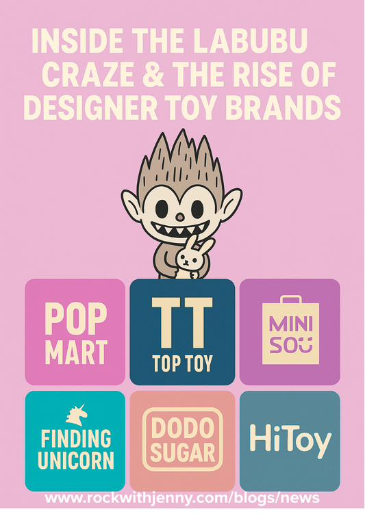 Inside the Labubu Craze & the Rise of Designer Toy Brands: Pop Mart, Top Toy, Miniso, Finding Unicorn, Dodo Sugar & HiToy
