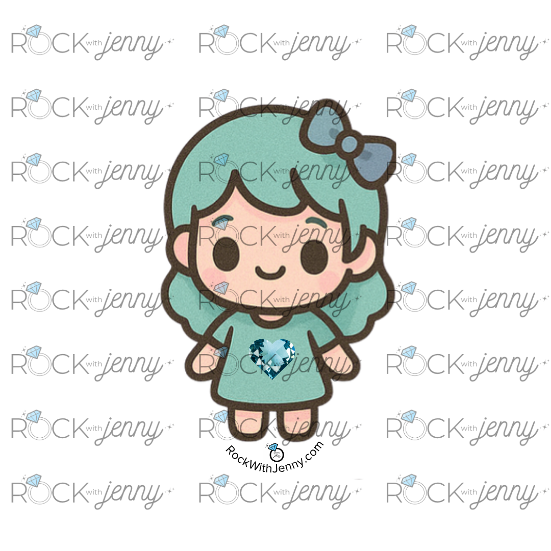 Rock With Jenny – Sweet Girl V1 – Sticker Series