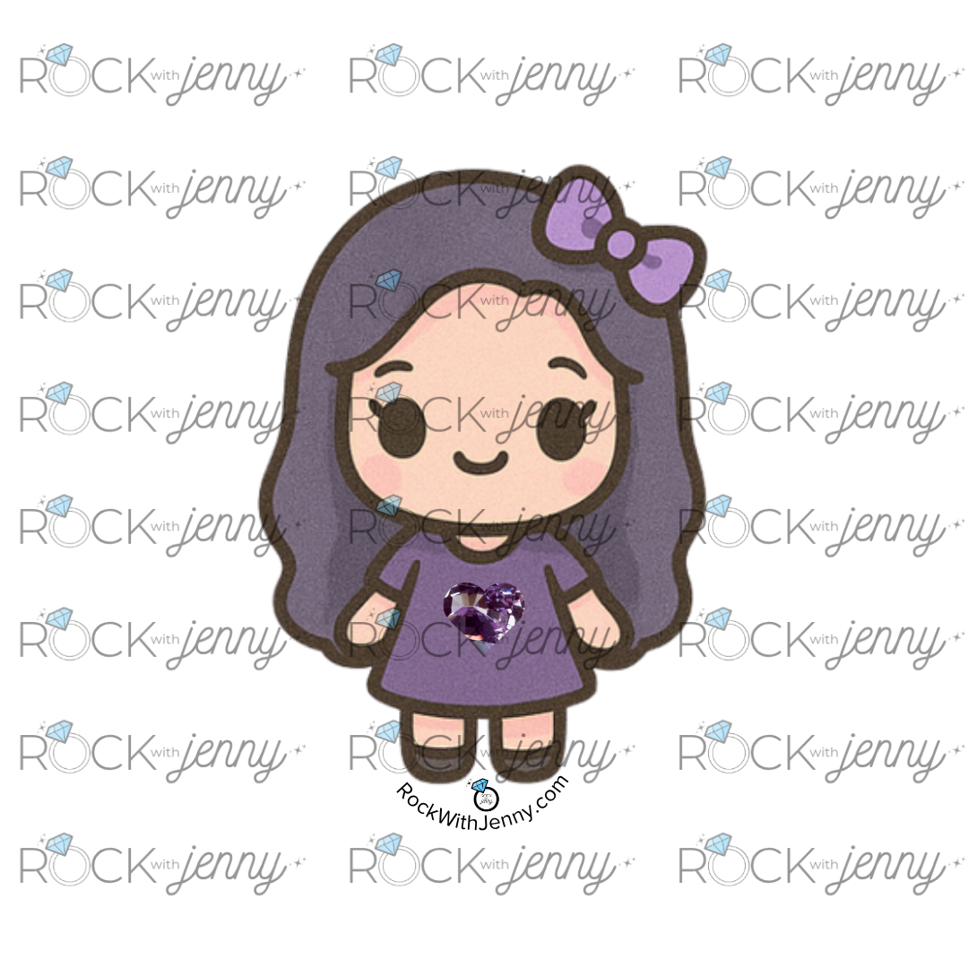 Rock With Jenny – Sweet Girl V1 – Sticker Series