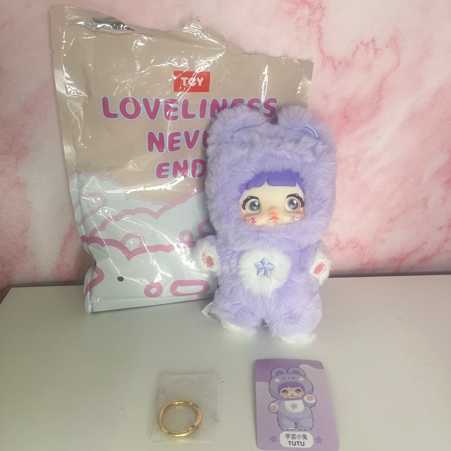 Nommi Loveliness Never Ends Series Plush - Taro Paste Bunny