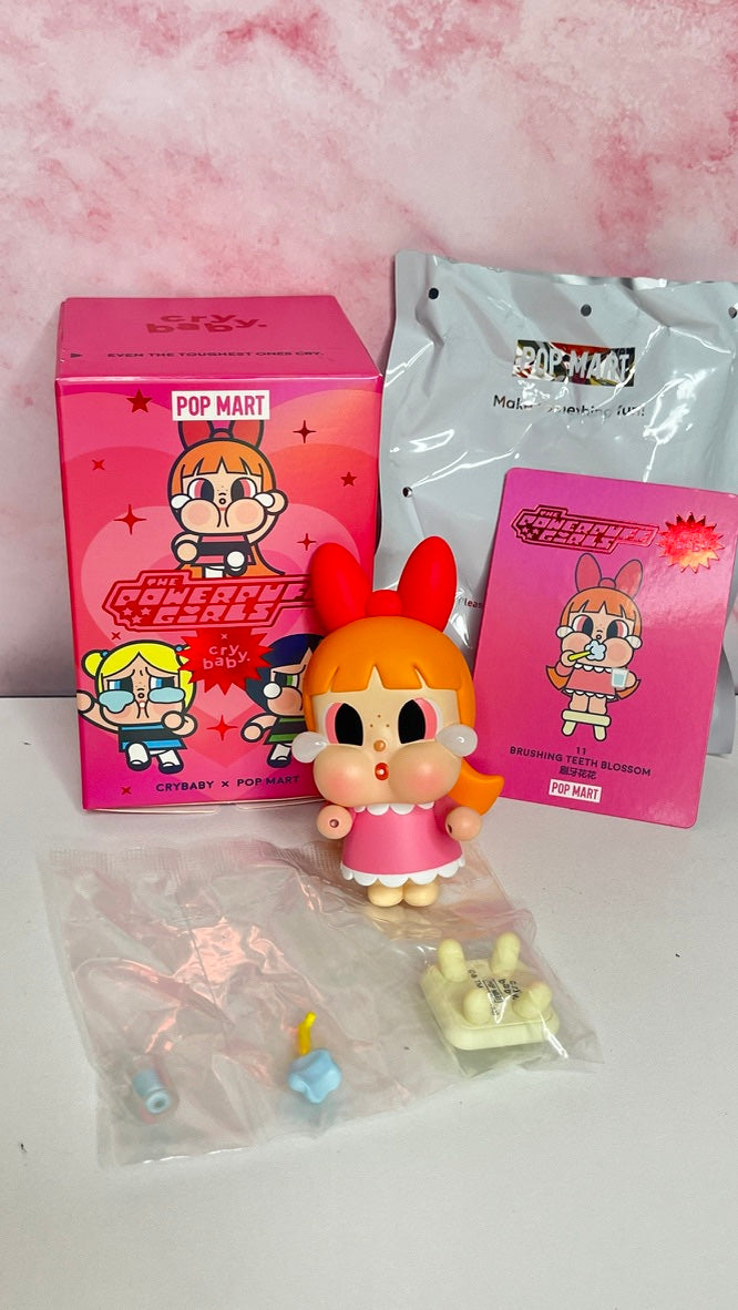POP MART Crybaby x Powerpuff Girls – Brushing Teeth Blossom (Revealed)