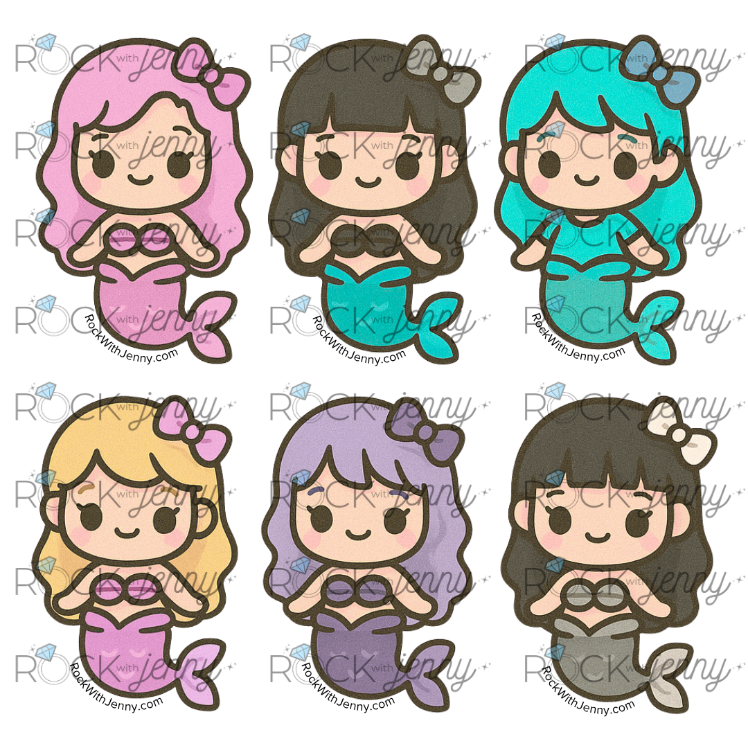 Rock With Jenny – Sweet Girl V1 – Sticker Series