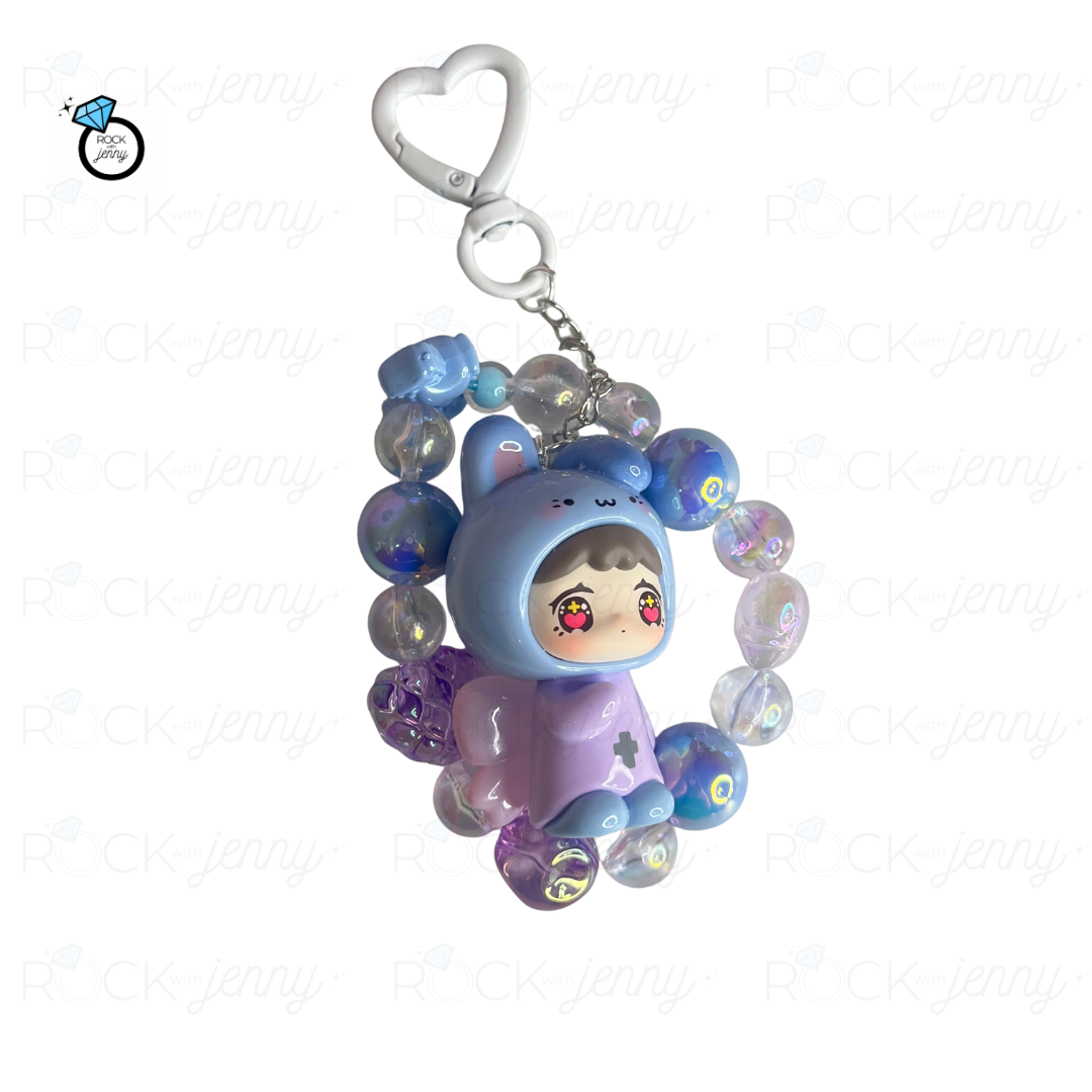 Kawaii Keychain With Bow