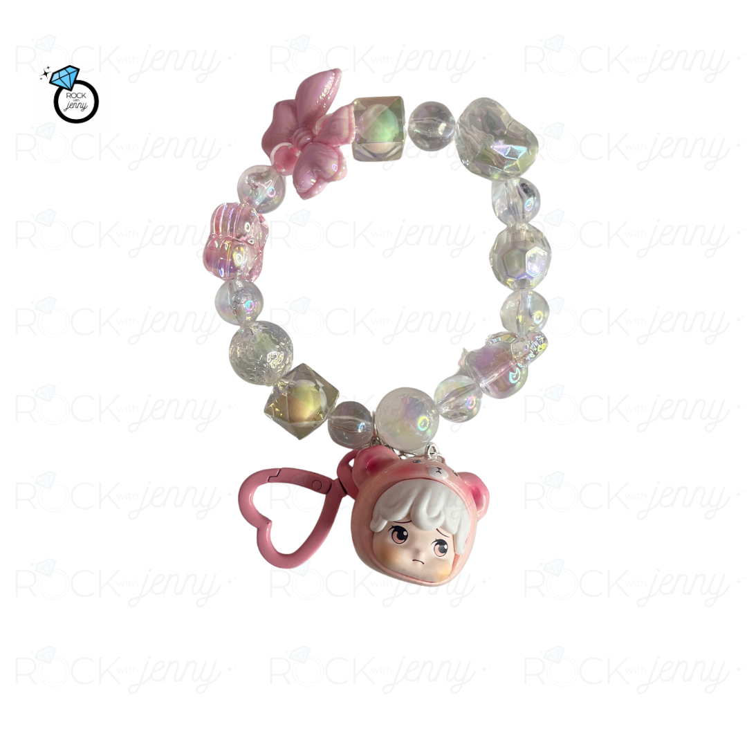 Kawaii Keychain With Bow