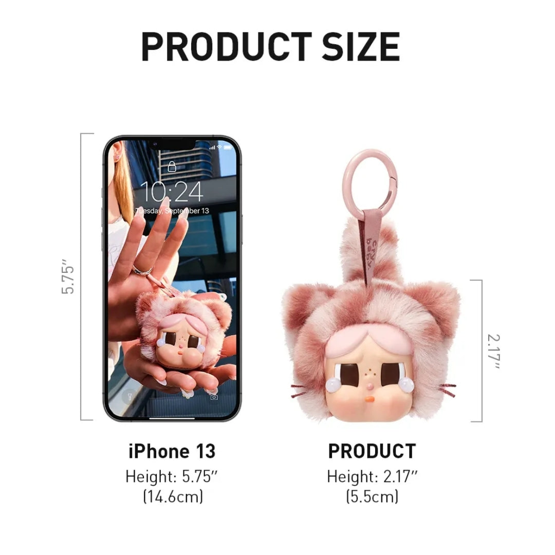 POP MART x CRYBABY Wild but Cutie Series – Vinyl Plush Pendant