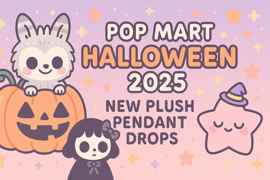 POP MART Halloween 2025: New Plush Pendant Drops 🎃🖤