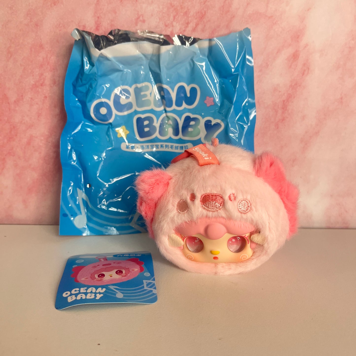 Yooki V6 Mini Ocean Baby Series Plush - Pink