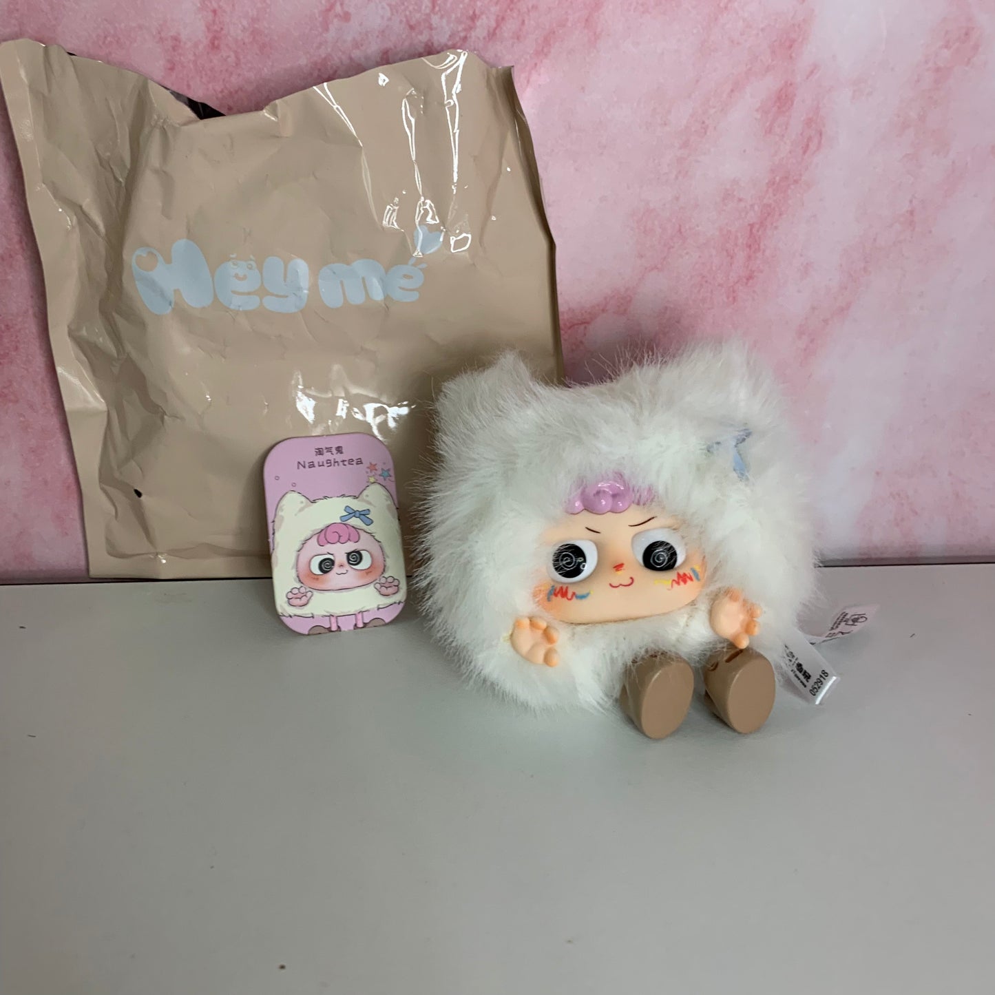 Heyme-Spookie Series Plush - Naughtea - White (Revealed)