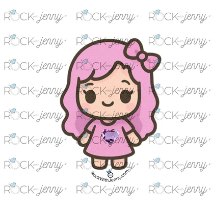 Rock With Jenny – Sweet Girl V1 – Sticker Series