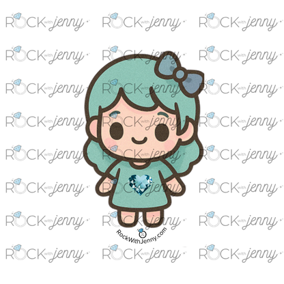 Rock With Jenny – Sweet Girl V1 – Sticker Series