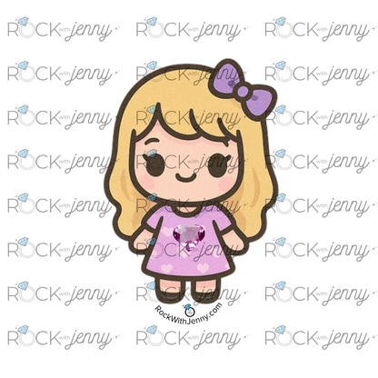 Rock With Jenny – Sweet Girl V1 – Sticker Series