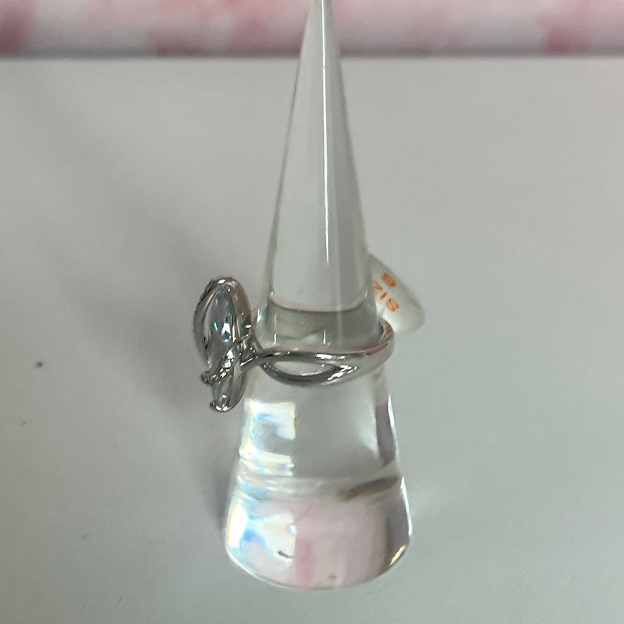 Diamond Cubic Zirconia Ring - 6 (No Bag)