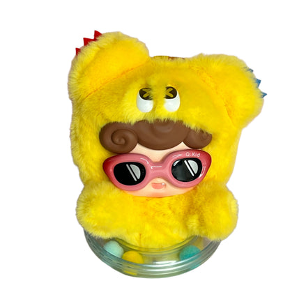 Q Kid Emotional Hairy Monsters Pendant – Delight (Revealed)