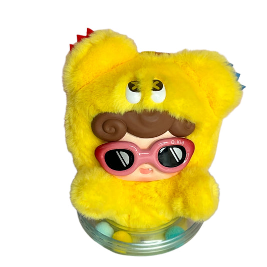 Q Kid Emotional Hairy Monsters Pendant – Delight (Revealed)