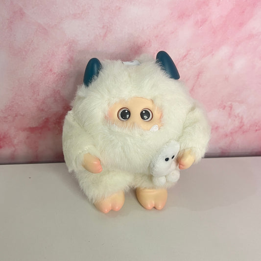 GIGGLE Monster Marshmallow Dream Vinyl Plush – White (Revealed)