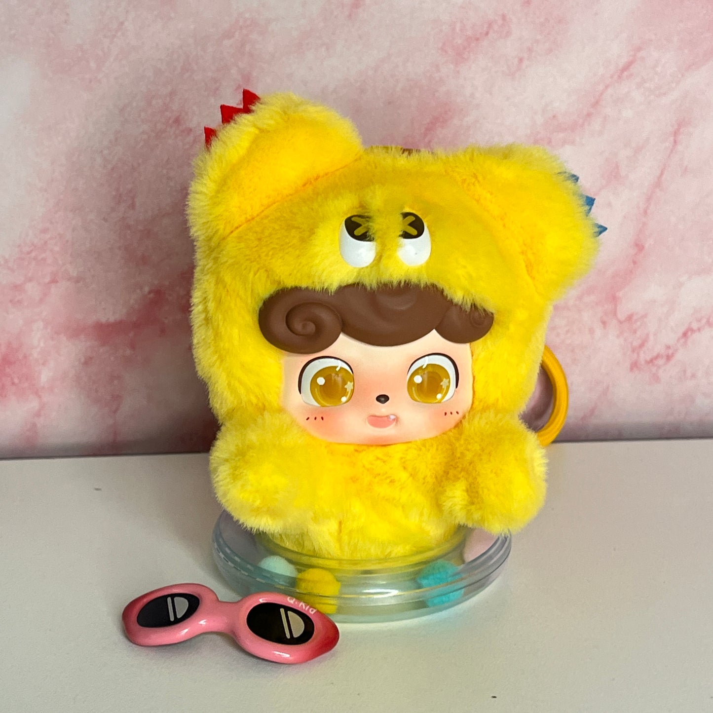 Q Kid Emotional Hairy Monsters Pendant – Delight (Revealed)