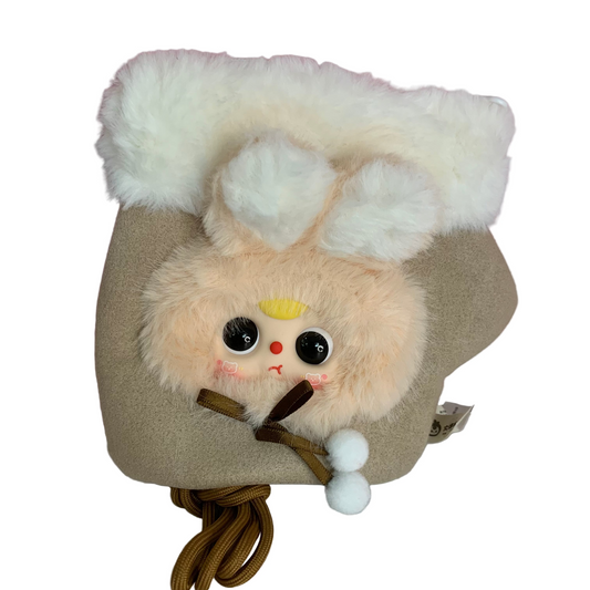 Baby Three-Phone Bag Plush - Brown Mitten (Revealed)