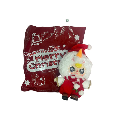 BabyThree Christmas Special Eyes Plush – Holiday Snow Friend Edition (Limited Release)