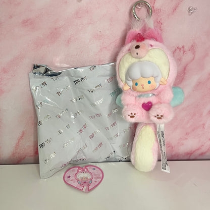 Gyun V2 — Big Tailed Critter Crew Plush Pendant – Pink Baby Squirrel (Revealed)