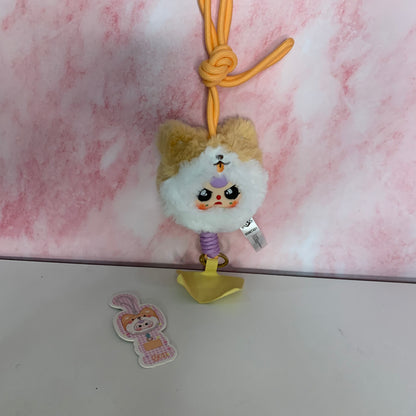 Baby Three Animal Plush Lanyard Series - Corgi with Special Eyes(Confirmed)