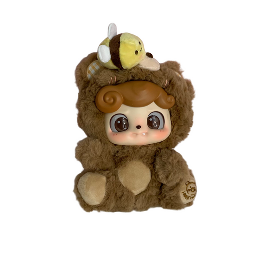 Q Kid Animal Preschool Series Plush - Bear with Bee (Revealed)