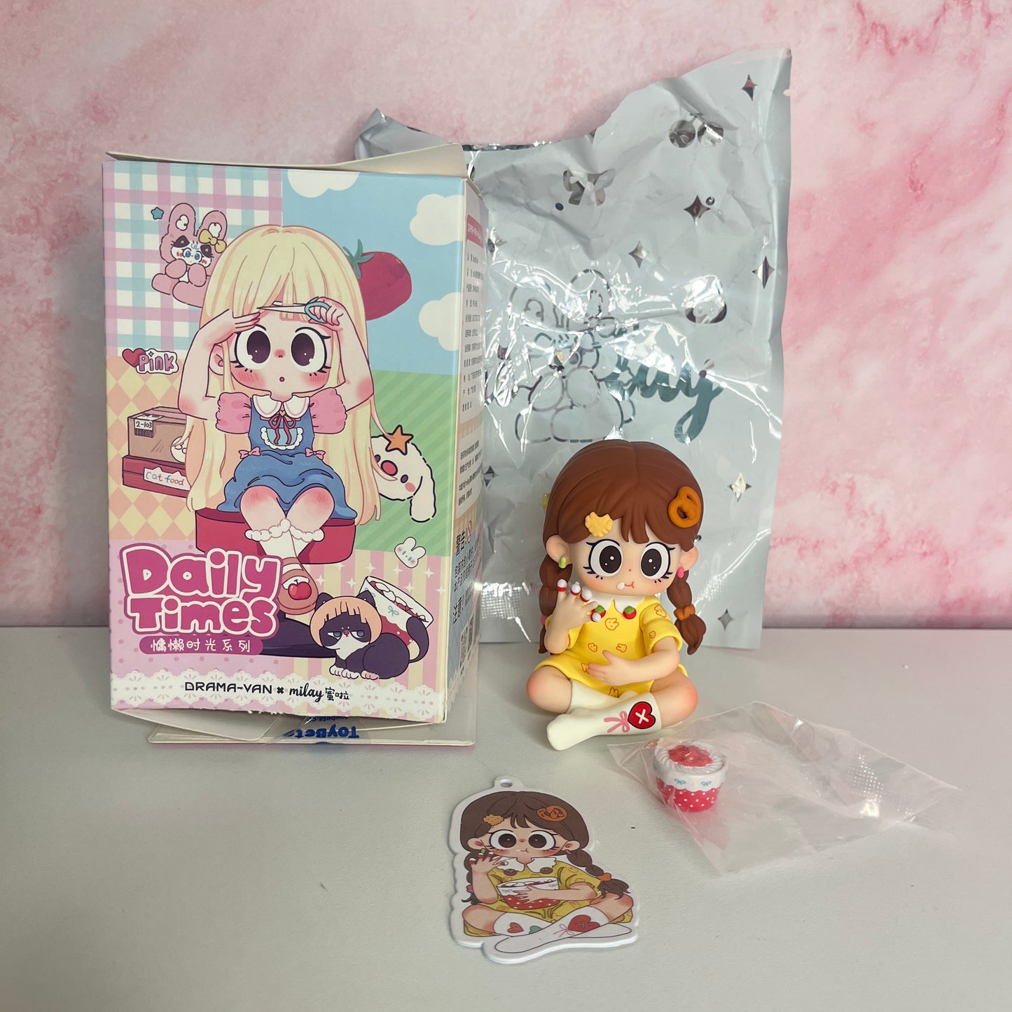 Milay Daily Times Series – Popcorn Snack Time Figurine (Revealed)