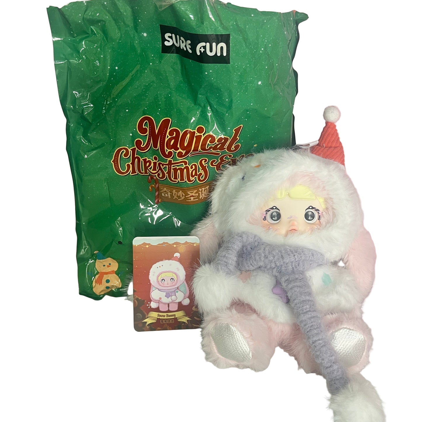 Nommi Magical Christmas Series – Snow Bunny Plush (Sure Fun)