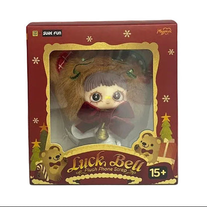 Maymei- Luck Bell – Plush Phone Strap 🎄🔔 (Holiday Edition, Boxed)