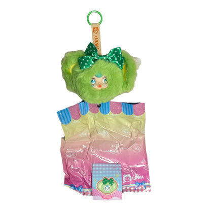 Yumi Unstoppable Sweetheart Series Mini Plush Key Chain - Green Bear