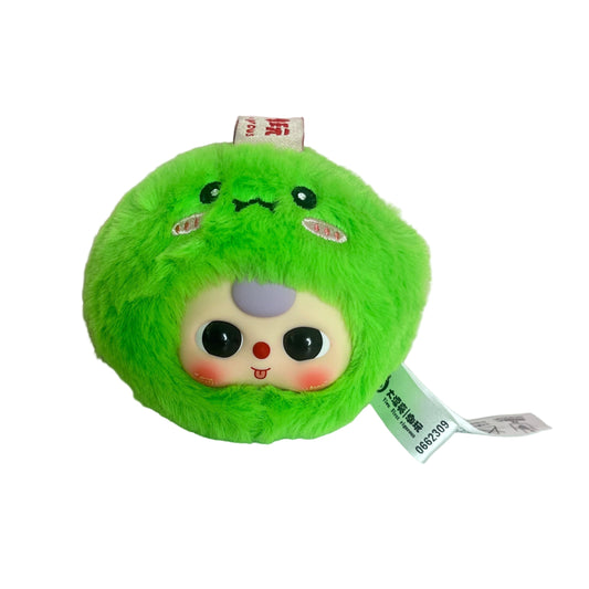 Baby Three Mini Plush Pendant - Green Dino