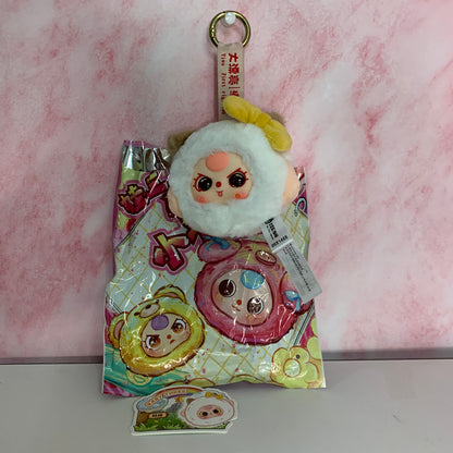 Baby Three Mini Plush Pendant - White Sheep