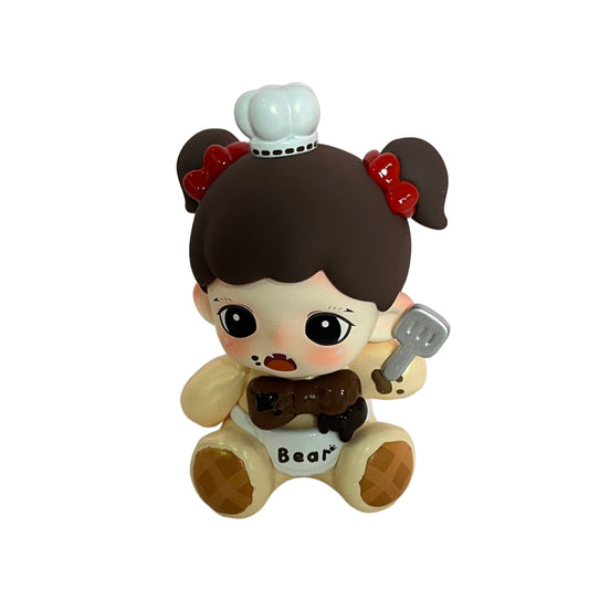 Baby Zoraa Bakery Mini Figurine - Black Chocolate Bear