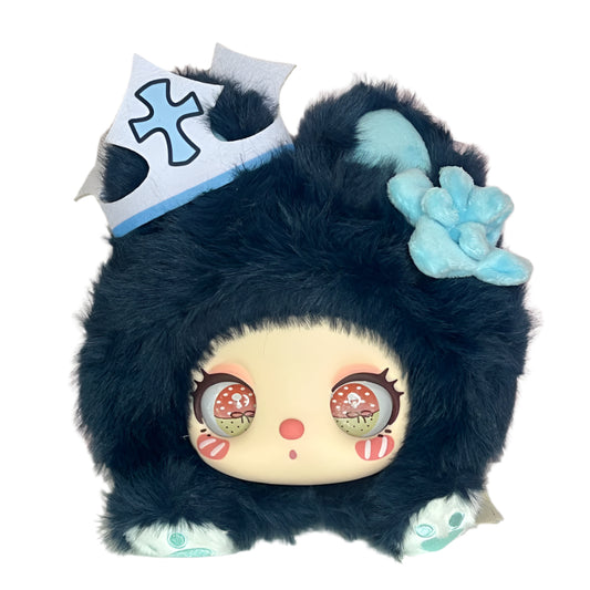 Liila’s Marshmallow Bunny Plush Bag – Navy Goth (Confirmed) 🖤💙
