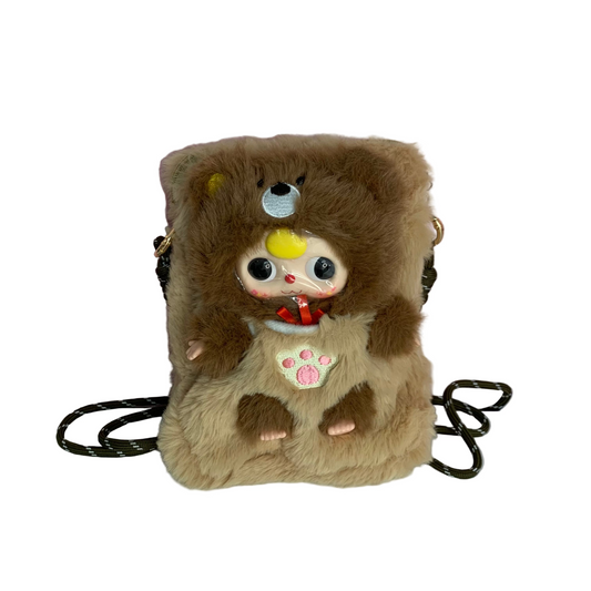 Baby Three V2 Phone Bag Series - Brown Bear (Revealed)