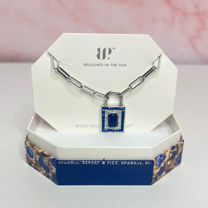 September Lock Set - Rhodium