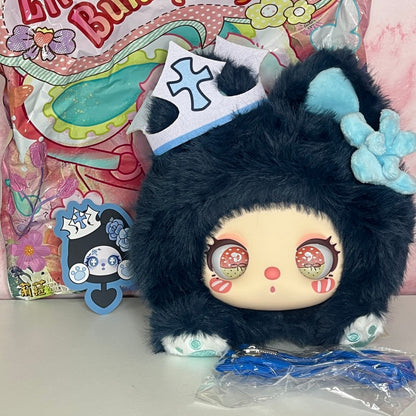 Liila’s Marshmallow Bunny Plush Bag – Navy Goth (Confirmed) 🖤💙