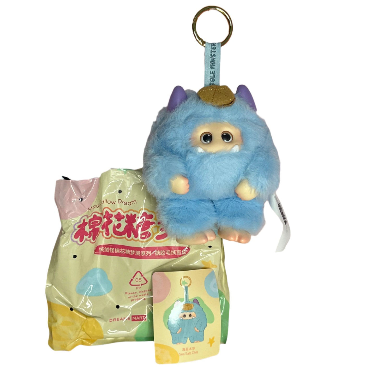 GIGGLE Monster Marshmallow Dream Vinyl Plush – Sea Salt Chill Blue (Revealed)