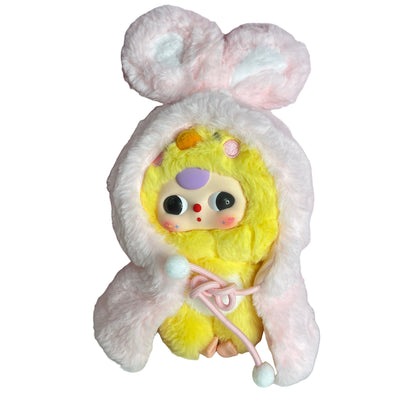 Baby Three I'm Not A Warrior Plush - Yellow/Pink (Revealed)