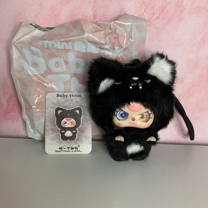 Baby Three Mini Hug Series Plush - Black (Revealed)