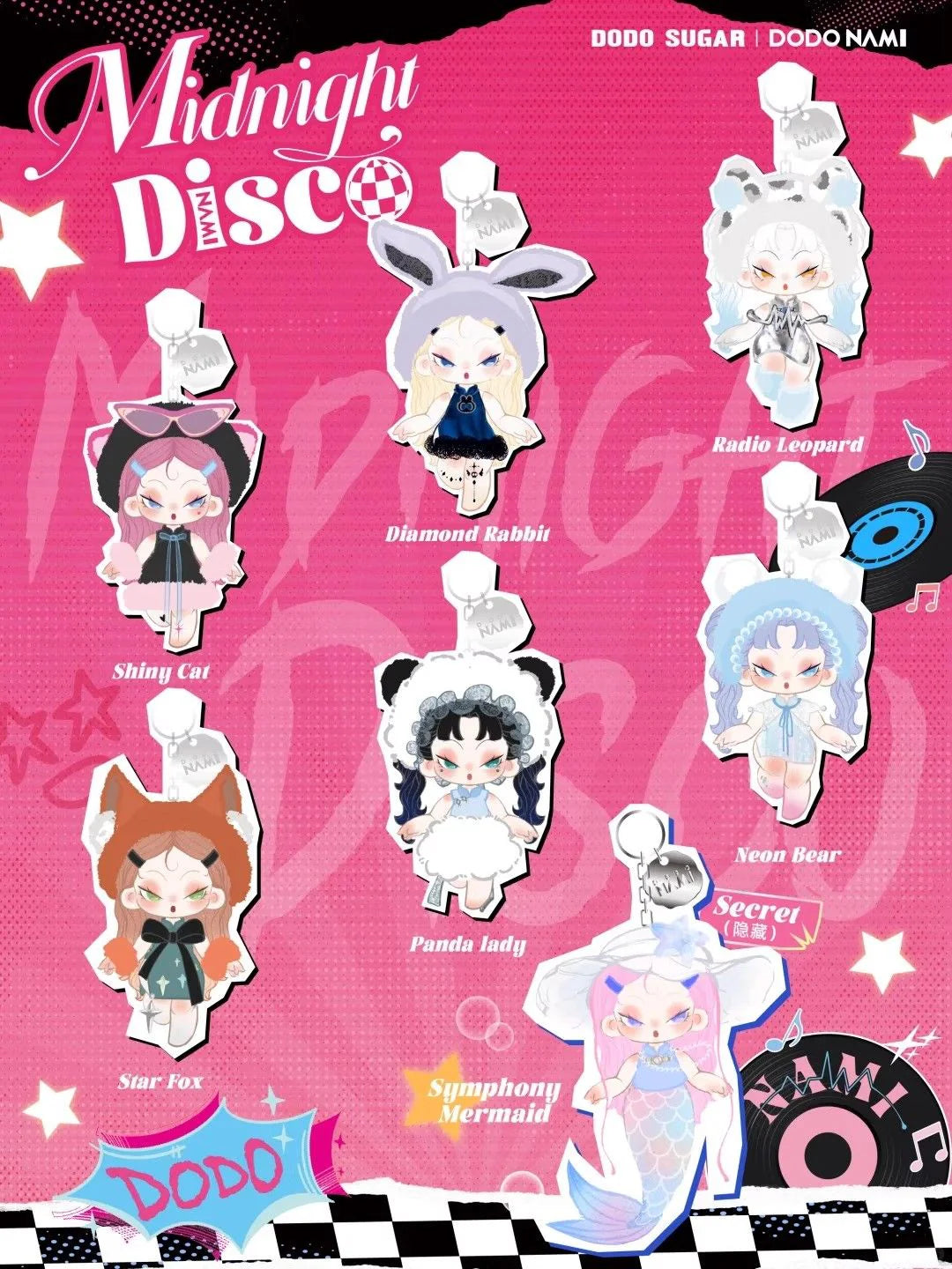 DODO NAMI Midnight Disco Figure Series - Full Set