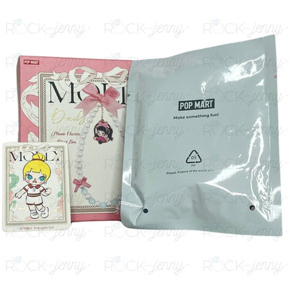 POP MART Molly Daily Look Phone Charm – Energetic Girl (Open Box, Sealed Bag)